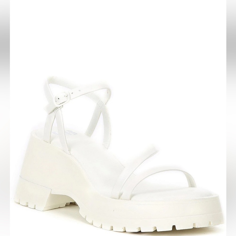 GB Wild-Child Leather Platform Sandals